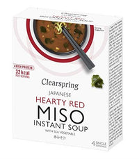 Clearspring Instant Miso Soup - Red Sea Vegetable (10g x 4)