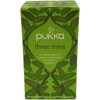 Pukka Tea Organic Three Mint Tea Bag 20 Sachets
