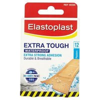 Elastoplast Tough Waterproof Fabric Plasters 12s
