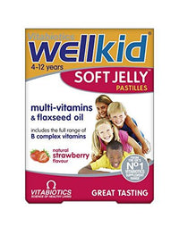 Vitabiotics Wellkid Soft Jelly Strawberry - 30 Pastilles