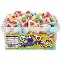 Sweetzone 3D Hearts Tub 900g