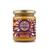 Biona Peanut Butter - Crunchy Salted 250g