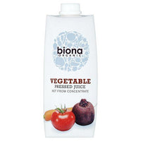 Biona Vegetable Juice - Pressed 500ml
