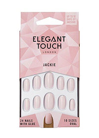 Elegant Touch Polished Nails Hamptons Collection Matte, Jackie Baby Pink