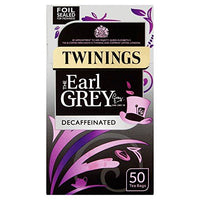 Twinings Aromatics Earl Grey Decaffeinated 50 Tea Bag 125g