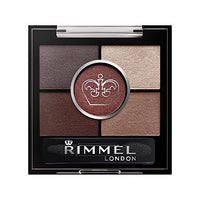 Rimmel London Glam Eyes HD 5 Pan Eye Shadow, 022 Brixton Brown, 3.8 g