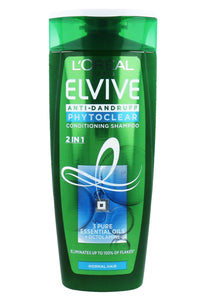 L'Oreal Elvive Paris Phytoclear Anti- Dandruff 2 in 1 Conditioning Shampoo 250ml