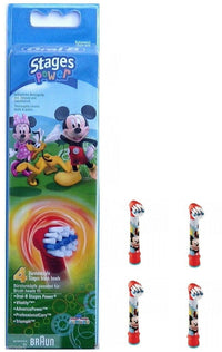 Oral-B Stages Power 4 Replacement Brush Heads (Mickey Mouse)