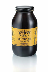 POTTERS HERBAL SUPPLIES Malt Extract CLO - Original 650g