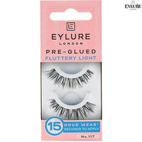Eylure Pre-Glued Fluttery Light 117 False Eyelashes