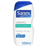 Sanex Dermo Moisturising Bath Foam 500ml